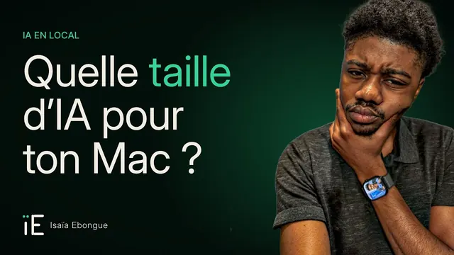 Vignette de la vidéo : Quelle IA installer sur ton Mac ?